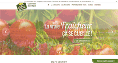 Desktop Screenshot of cueillettedeviltain.fr